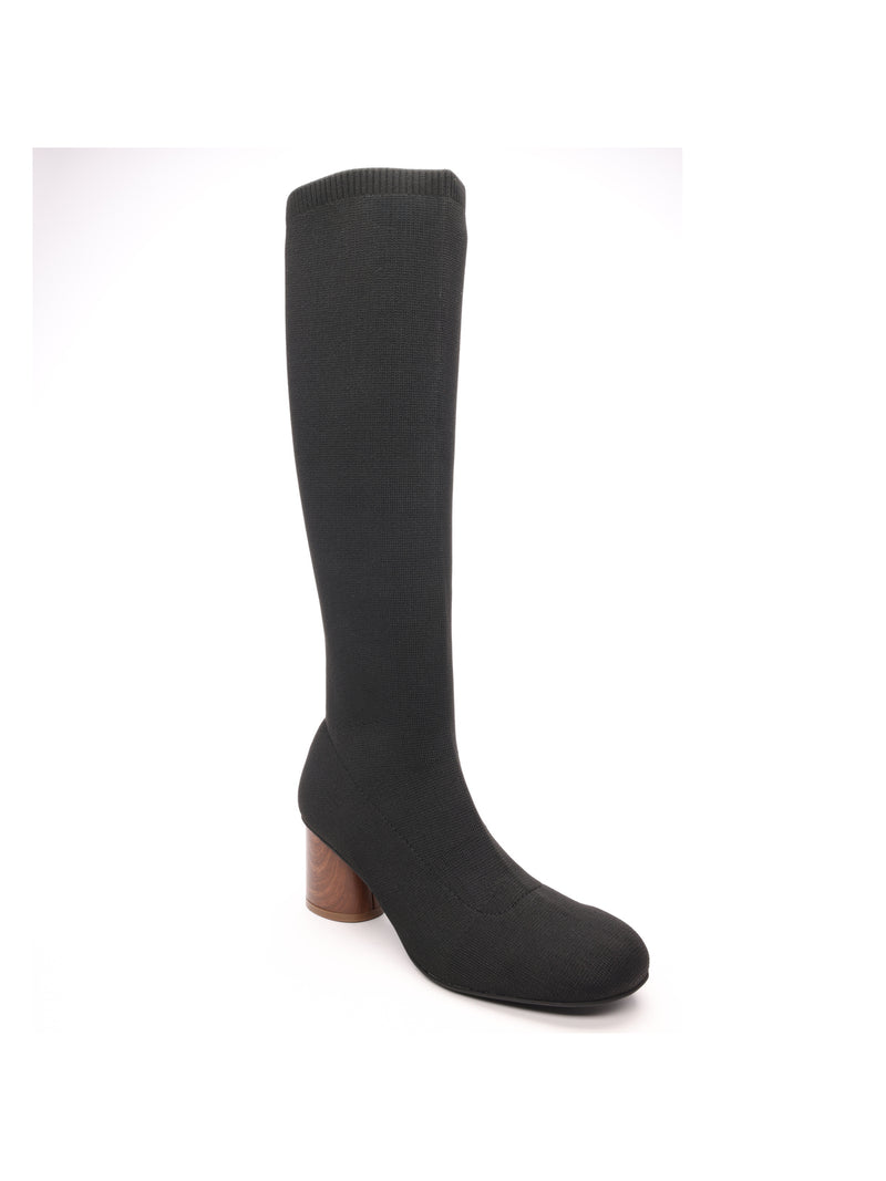 Ronnie Tall Shaft Stretch Boot Black alt 1