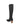 The ronnie tall shaft stretch boot by Sanctuary Clothing features a black stretch fabric upper, rounded toe, and medium-height cylindrical wooden heel, shown against a plain white background.